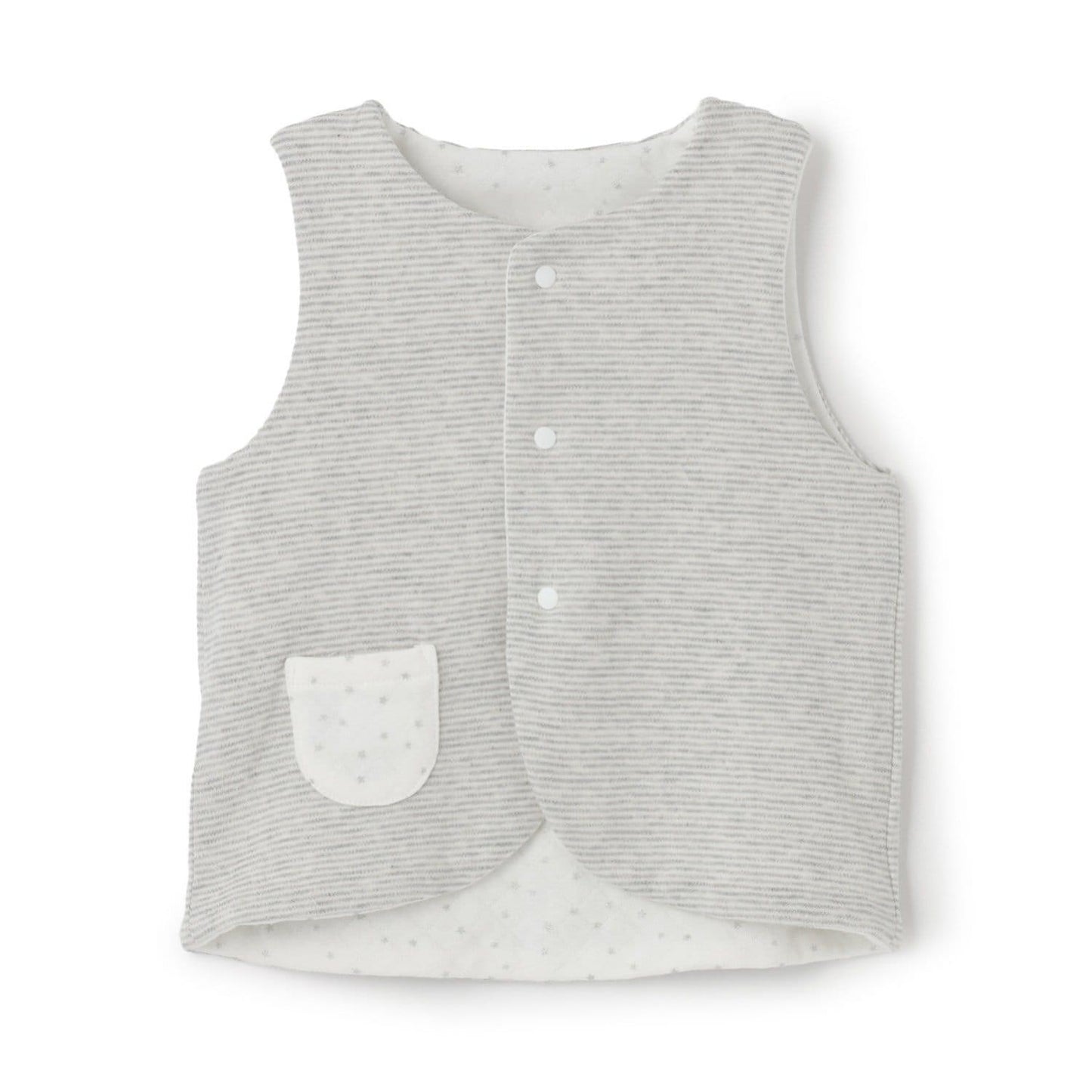 星塵絎縫雙面穿馬甲【日本製造】