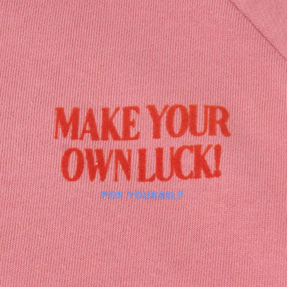 親子款拼色插肩袖印花衛衣/套頭衫/親子裝