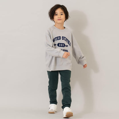 【365D.】【親子款】拼色插肩袖衛衣多款印花套頭衫/運動上衣