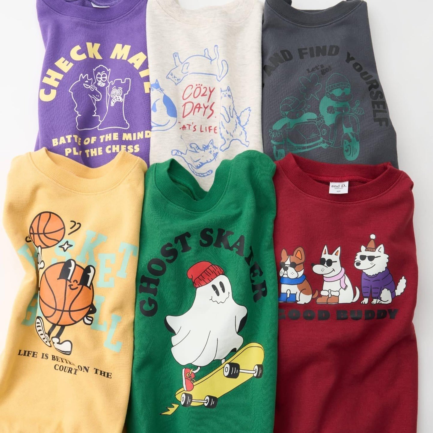 【365D.】惡搞圖案寬鬆套頭衛衣/運動衫