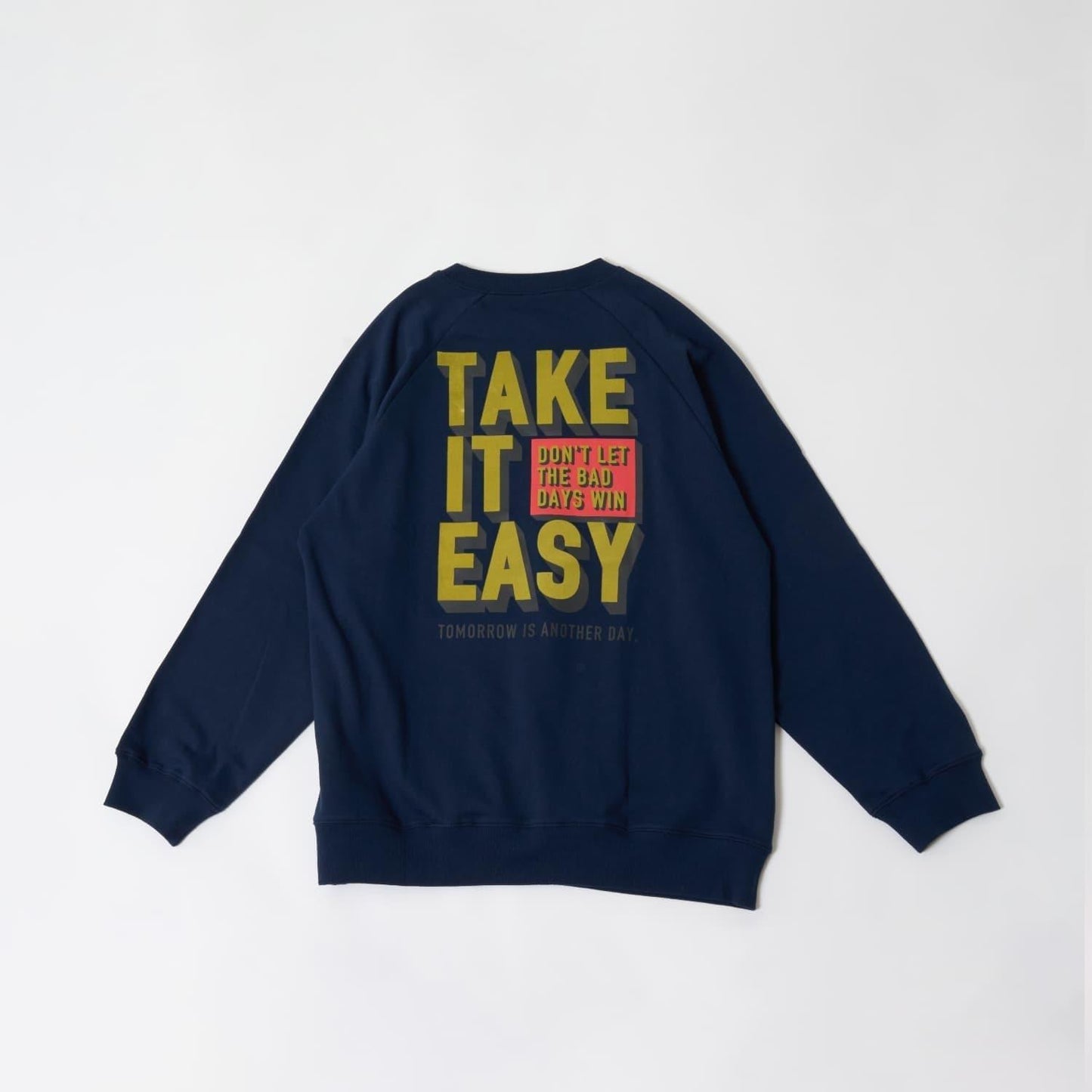 親子款拼色插肩袖印花衛衣/套頭衫/親子裝