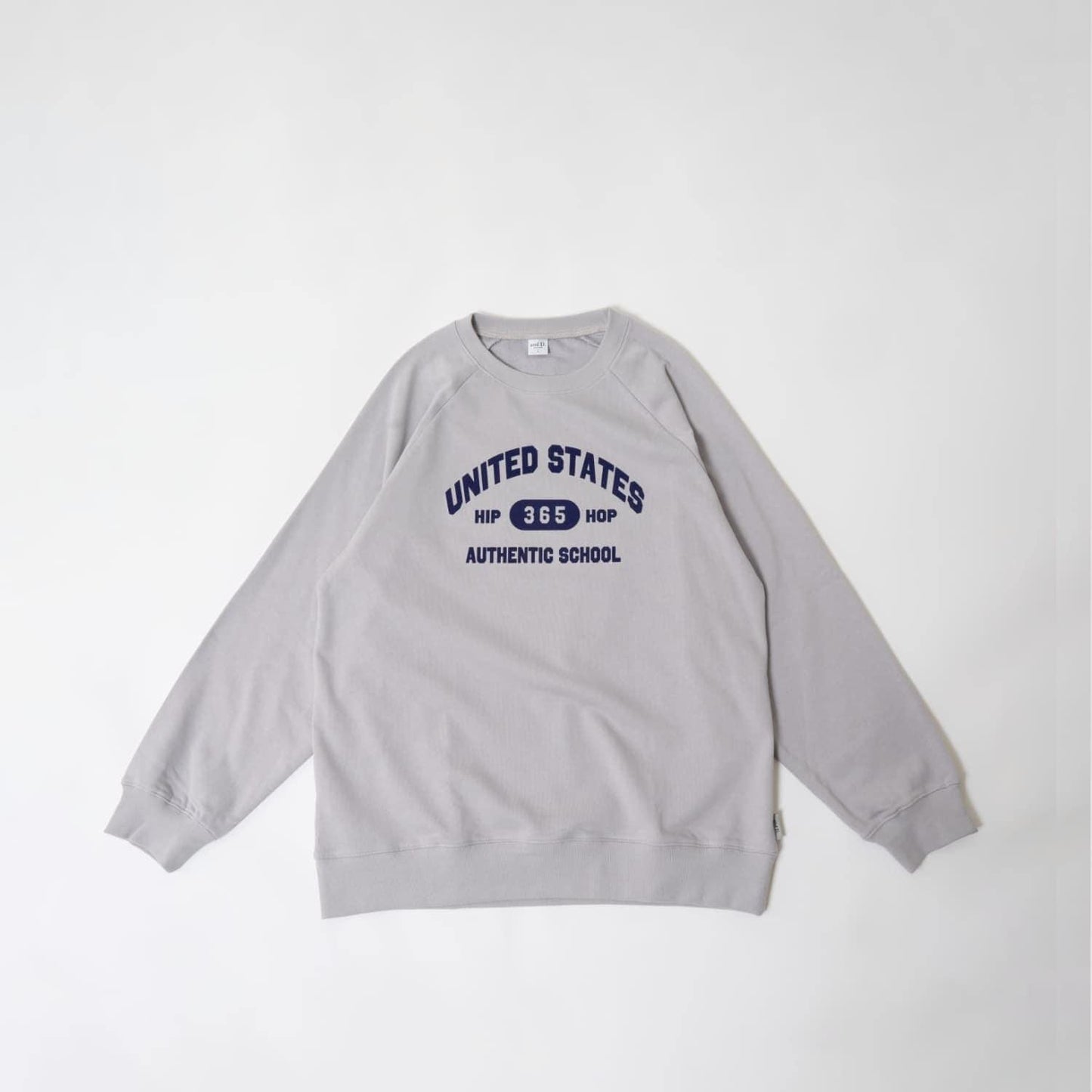 親子款拼色插肩袖印花衛衣/套頭衫/親子裝