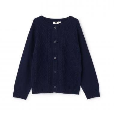 麻花編織針織開衫【可水洗】