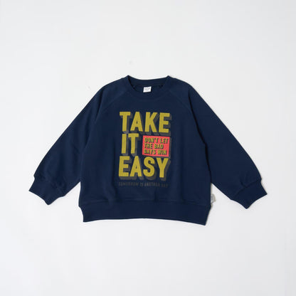 【365D.】【親子款】拼色插肩袖衛衣多款印花套頭衫/運動上衣