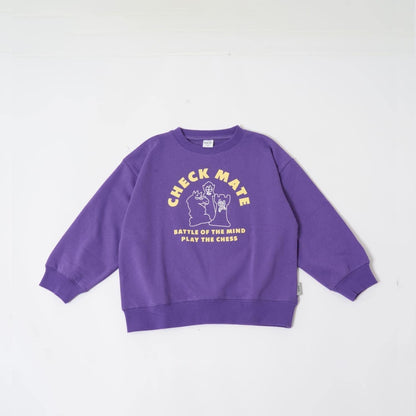 【365D.】惡搞圖案寬鬆套頭衛衣/運動衫