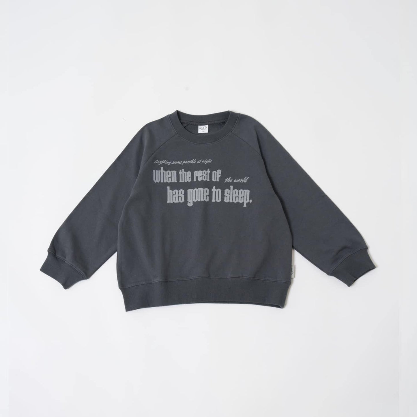 【365D.】【親子款】拼色插肩袖衛衣多款印花套頭衫/運動上衣