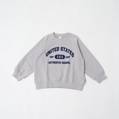 【365D.】【親子款】拼色插肩袖衛衣多款印花套頭衫/運動上衣