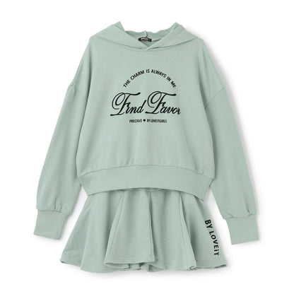 連帽衫&半身裙套裝