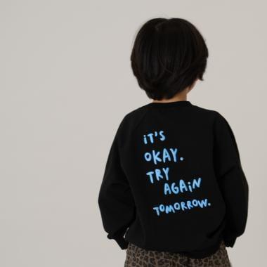 熒光標誌拼色長袖衛衣/運動衫