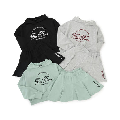 連帽衫&半身裙套裝