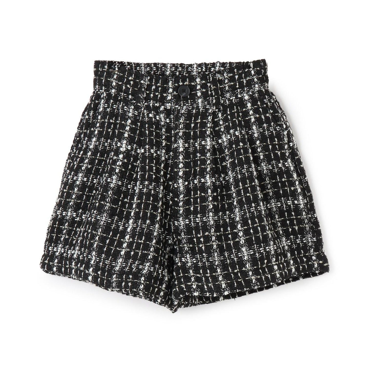 時尚顯瘦假日粗花呢短褲