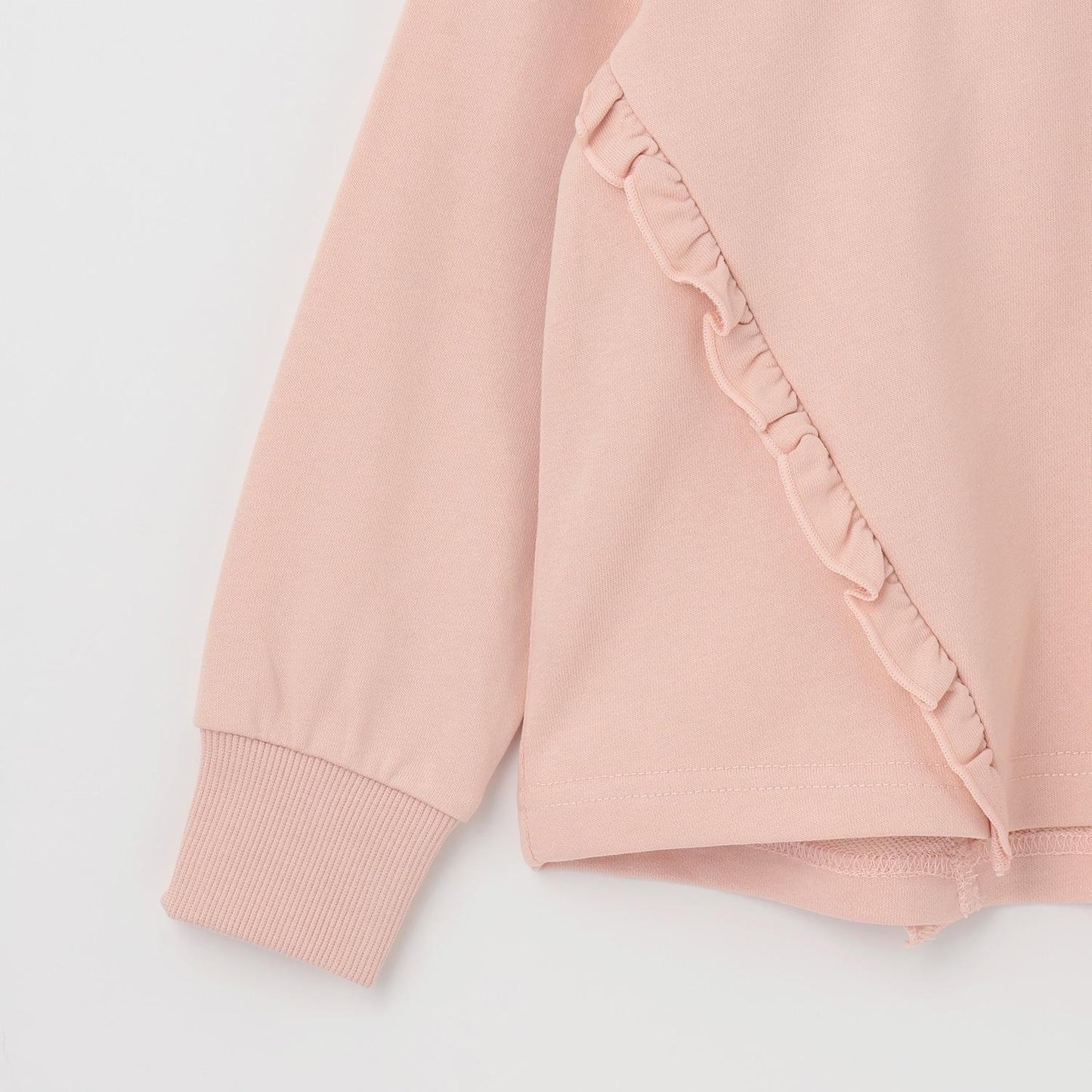 trois lapins 蝴蝶結刺繡荷葉邊衛衣