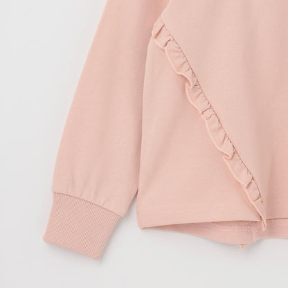 trois lapins 蝴蝶結刺繡荷葉邊衛衣