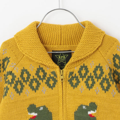 恐龍圖案考欽毛衣