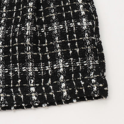 時尚顯瘦假日粗花呢短褲