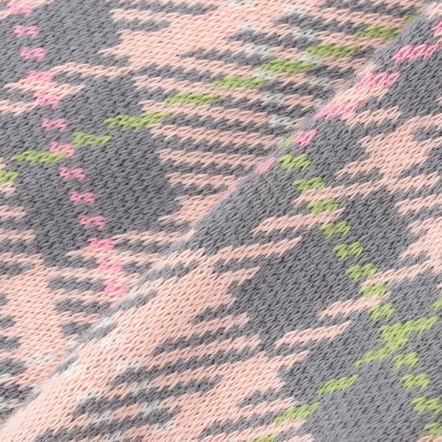 雙層提花格紋裙褲