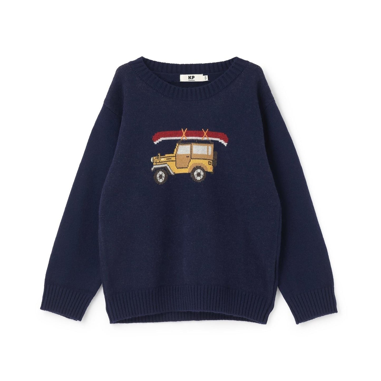 汽車圖案毛衣