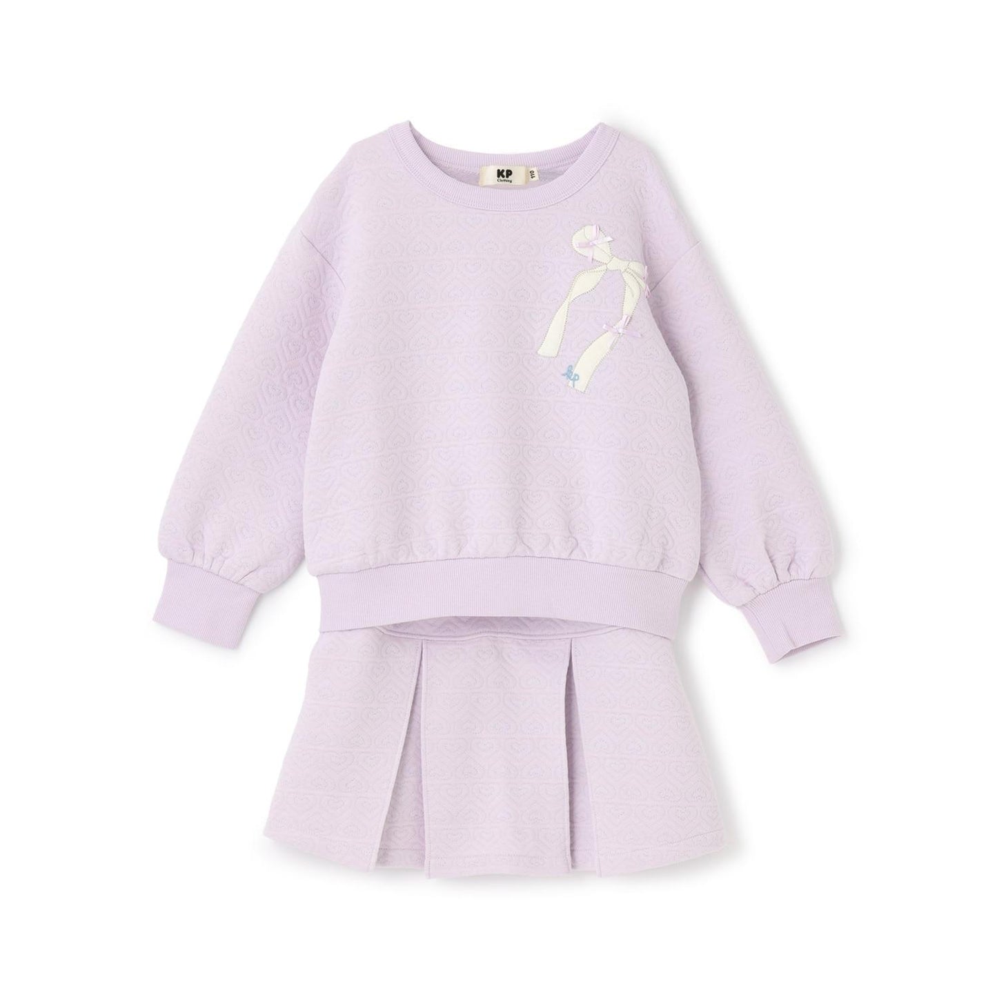 愛心亮片提花套裝