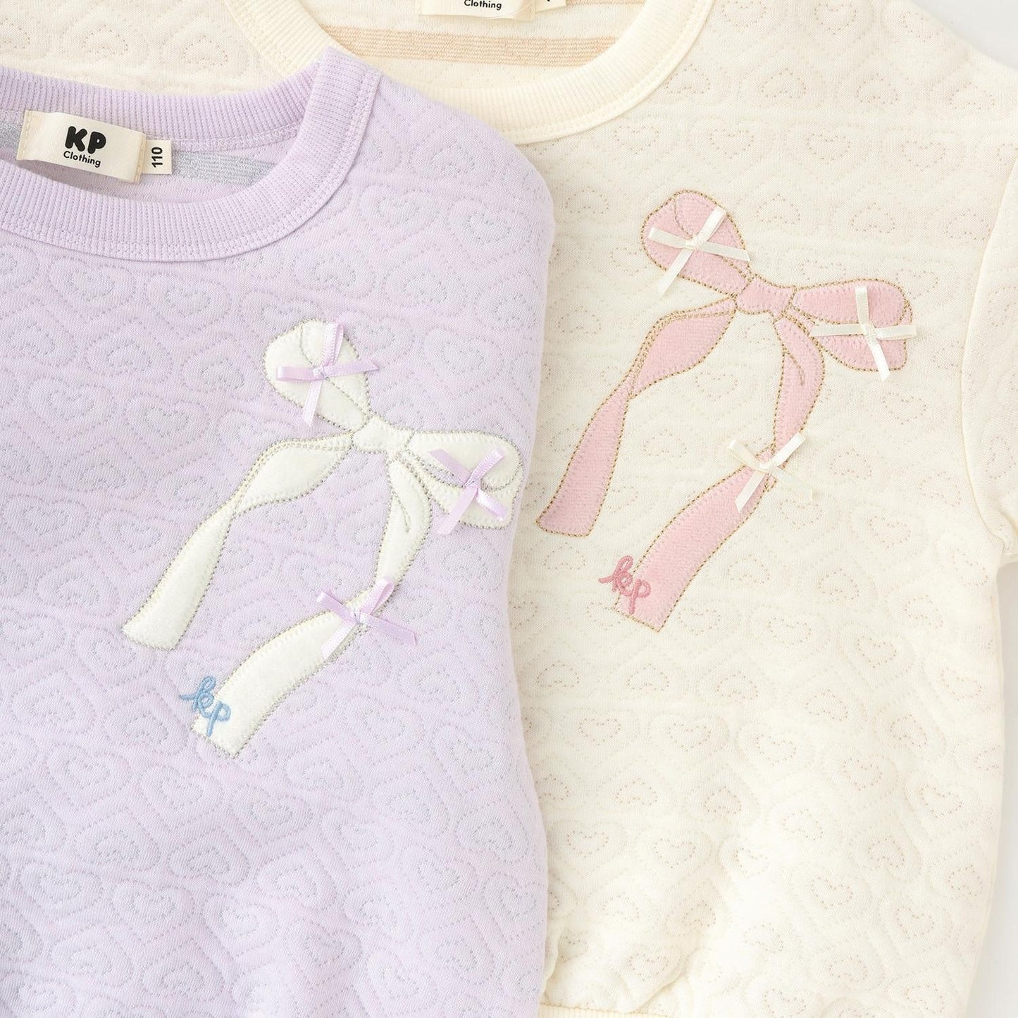 愛心亮片提花套裝