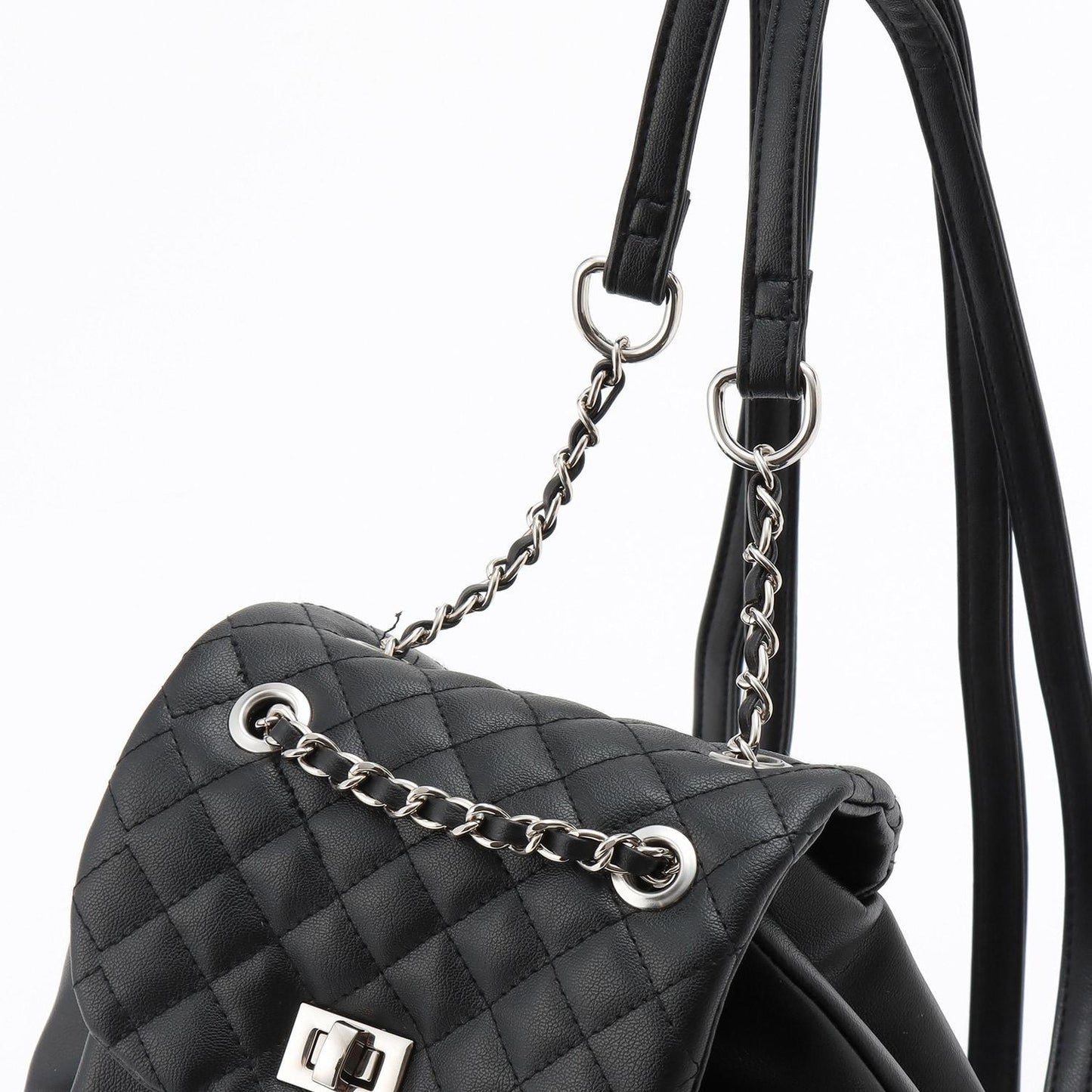 菱格紋迷你雙肩包