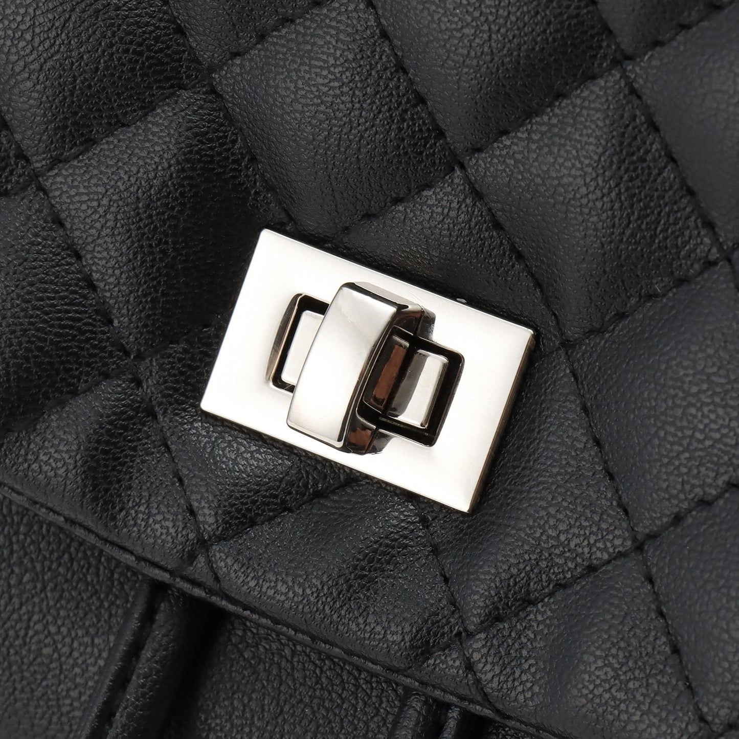 菱格紋迷你雙肩包