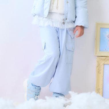 保暖愛心休閒褲