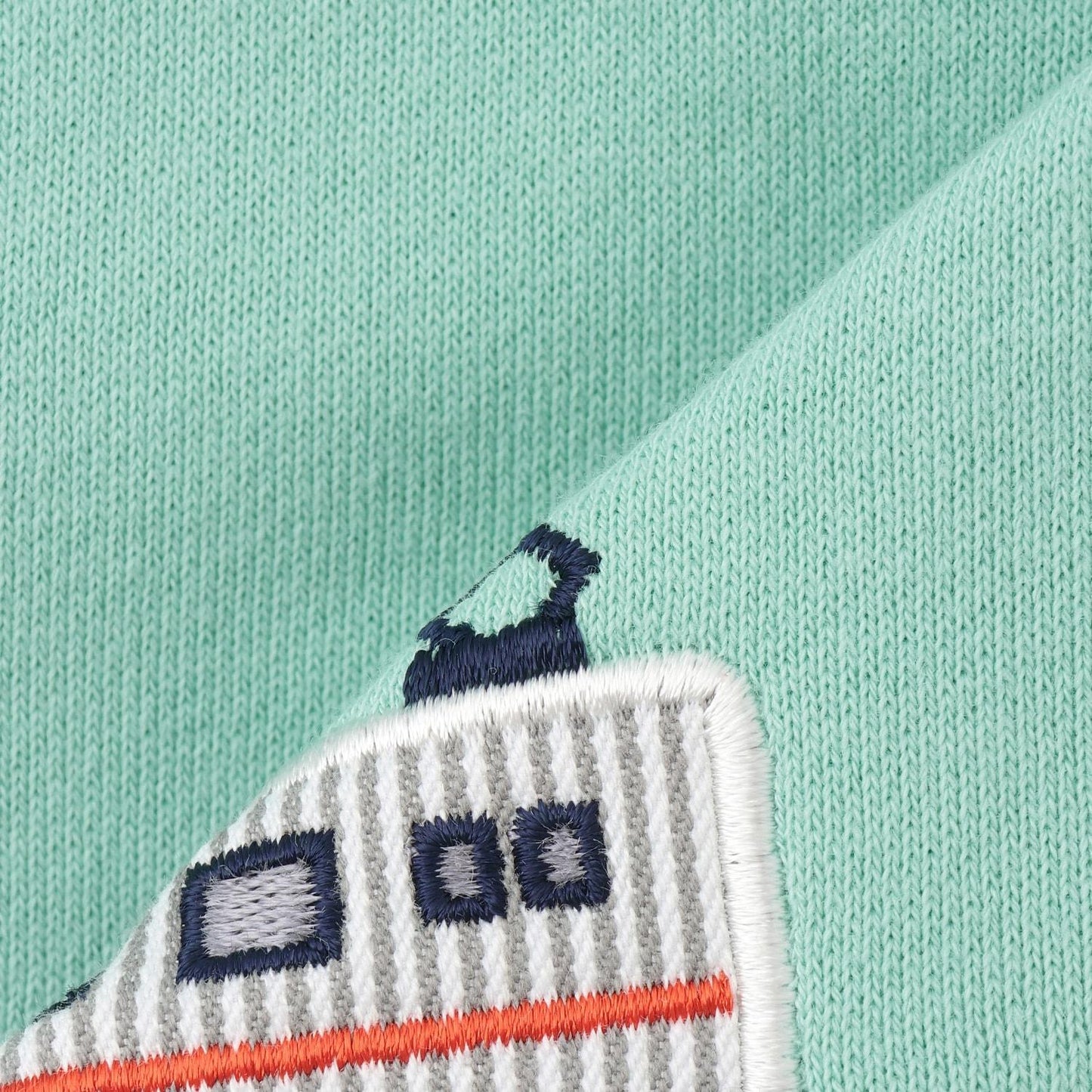 【人氣商品】【直營店無售】電車刺繡條紋袖衛衣