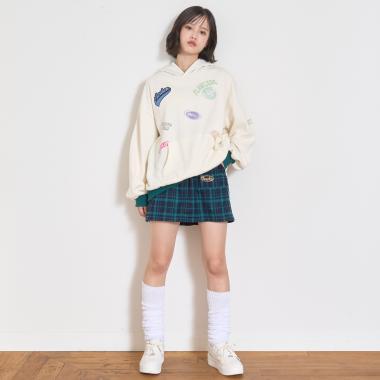 【7days】側邊條紋裙褲