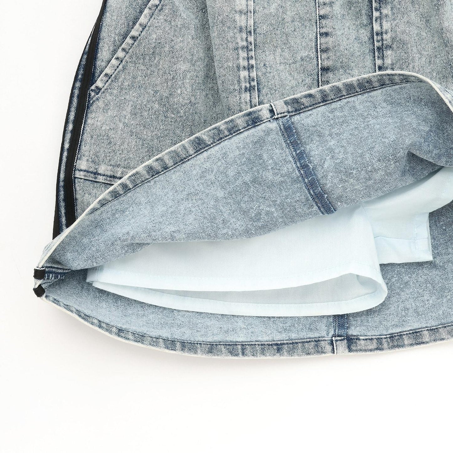 【7days】側邊條紋裙褲