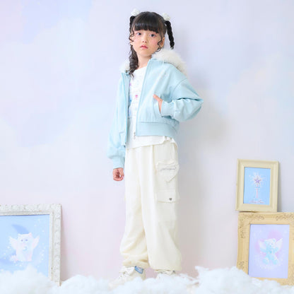 保暖愛心休閒褲