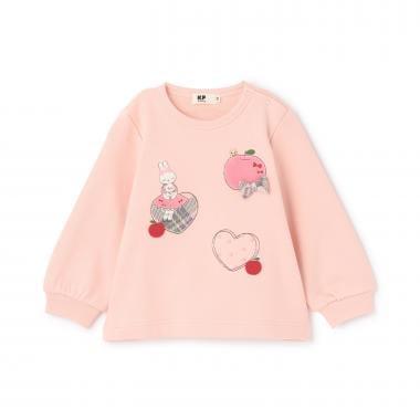 mimi醬&愛心貼布繡加絨衛衣