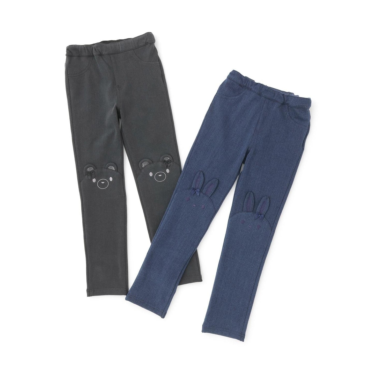 動物保暖牛仔褲