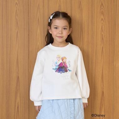 【Frozen】【毛玉バイバイ裡毛裡起毛】亮片閃粉&轉印拼接印花衛衣