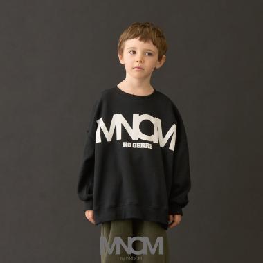 【MNCM】【去毛球加絨衛衣】植絨印花寬鬆衛衣