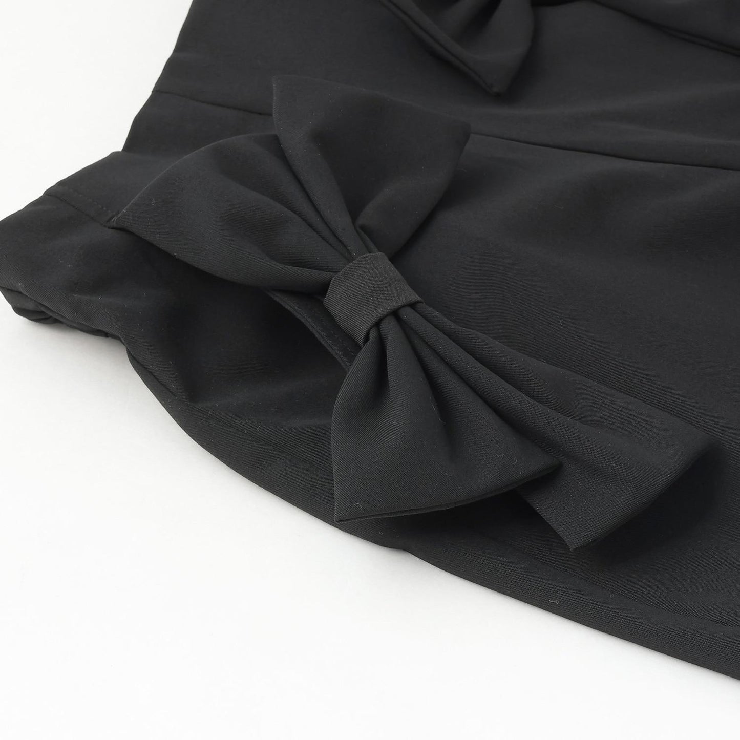 【畢業服】高腰蝴蝶結短褲