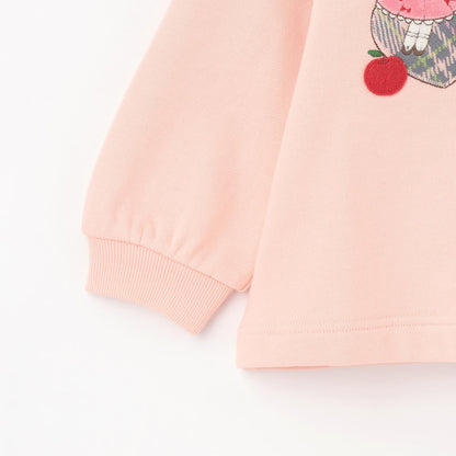 mimi醬&愛心貼布繡加絨衛衣