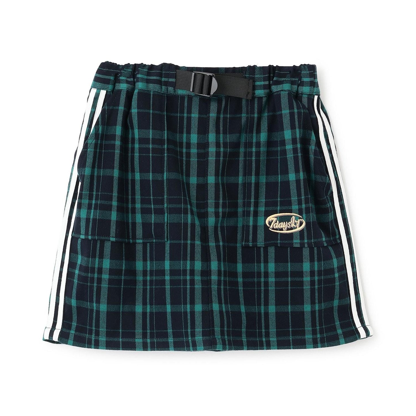 【7days】側邊條紋裙褲