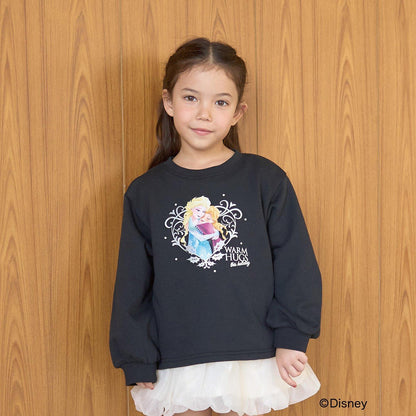 【Frozen】【毛玉バイバイ裡毛裡起毛】亮片閃粉&轉印拼接印花衛衣