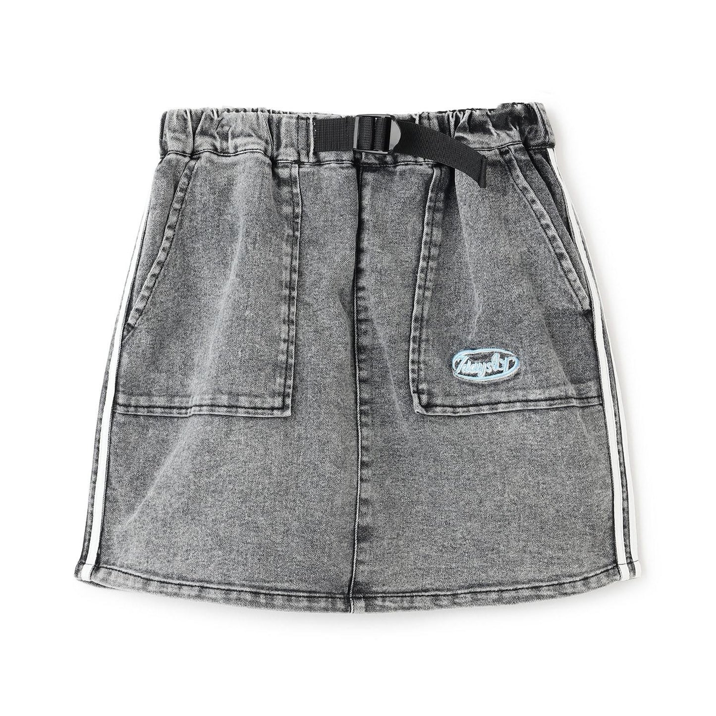 【7days】側邊條紋裙褲