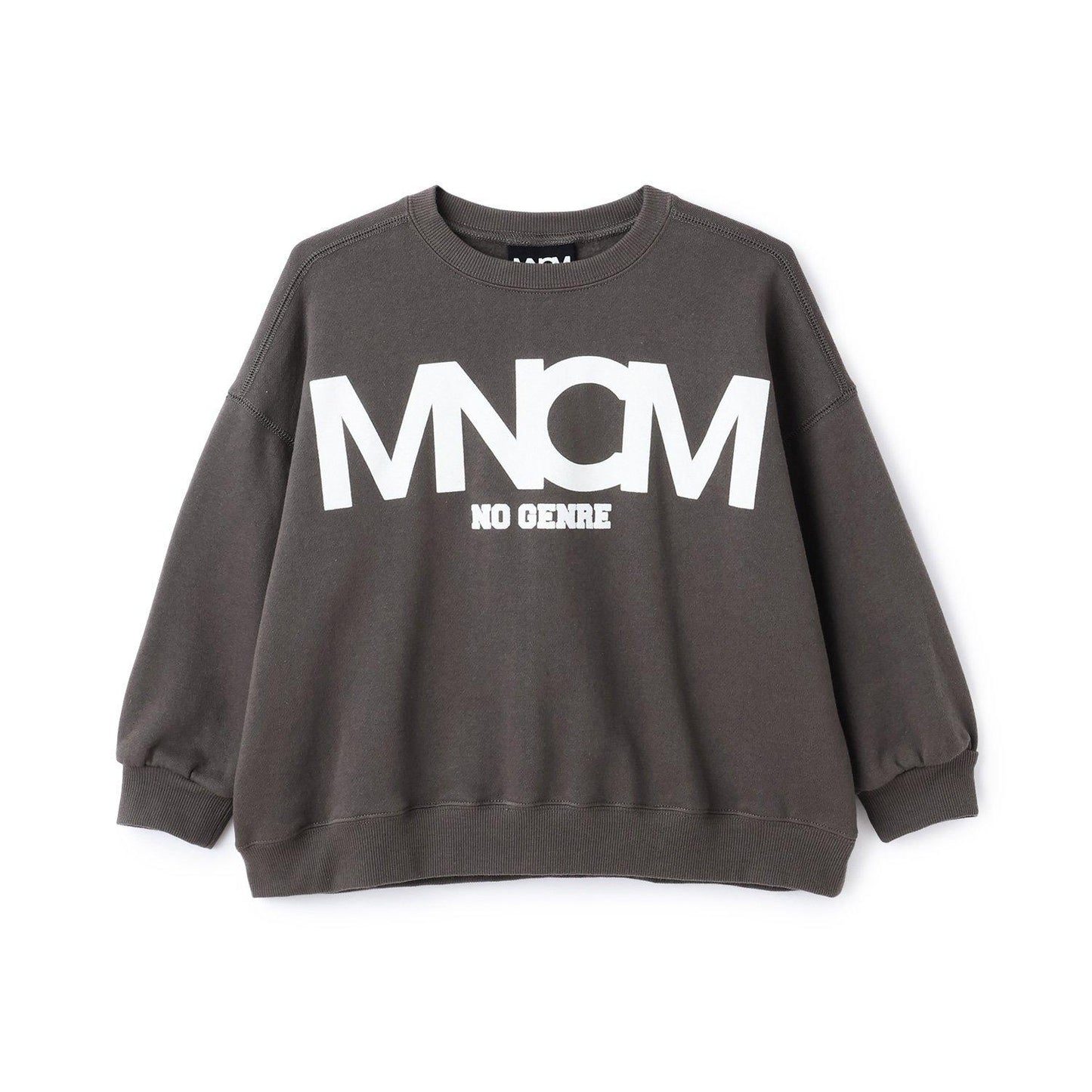 【MNCM】【去毛球加絨衛衣】植絨印花寬鬆衛衣