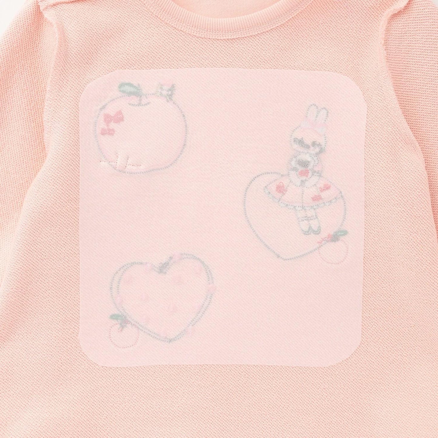 mimi醬&愛心貼布繡加絨衛衣