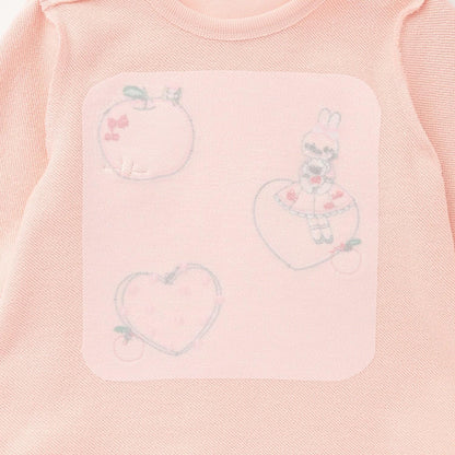 mimi醬&愛心貼布繡加絨衛衣