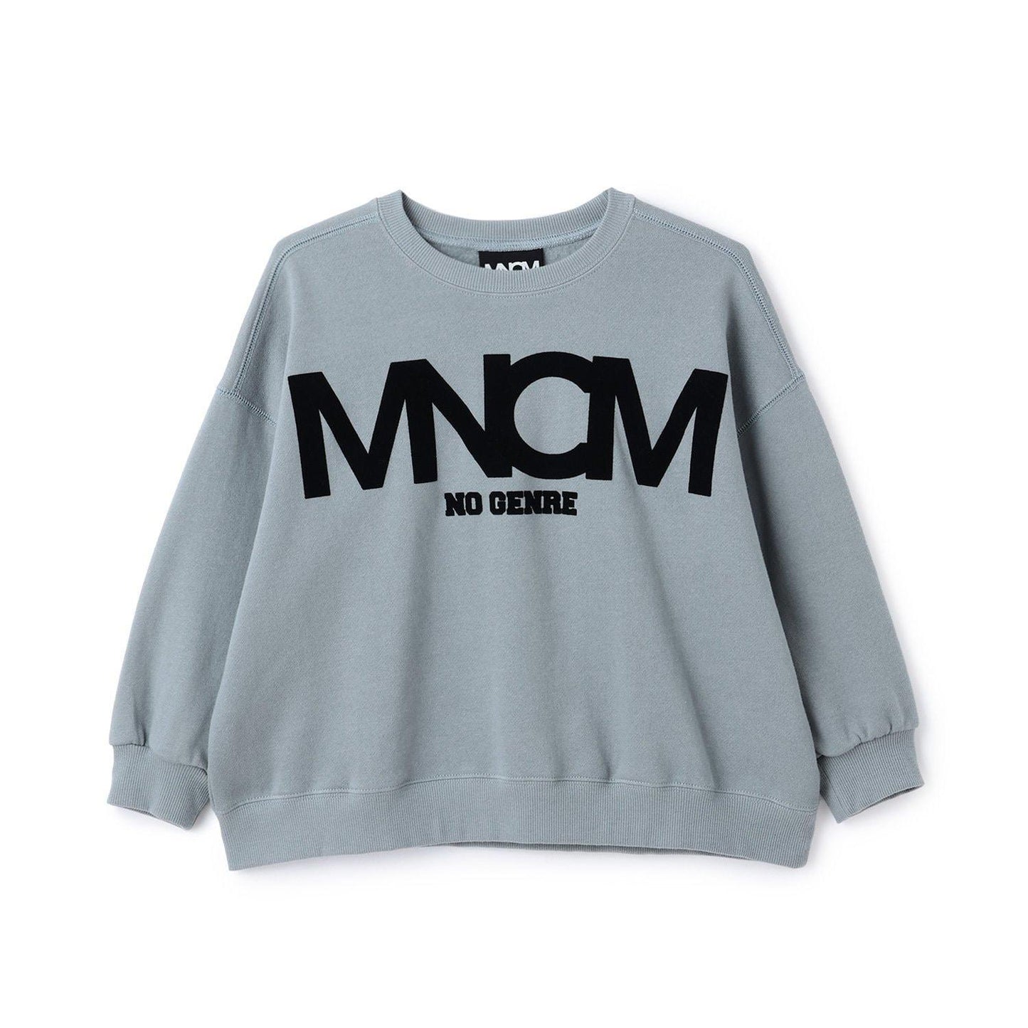 【MNCM】【去毛球加絨衛衣】植絨印花寬鬆衛衣