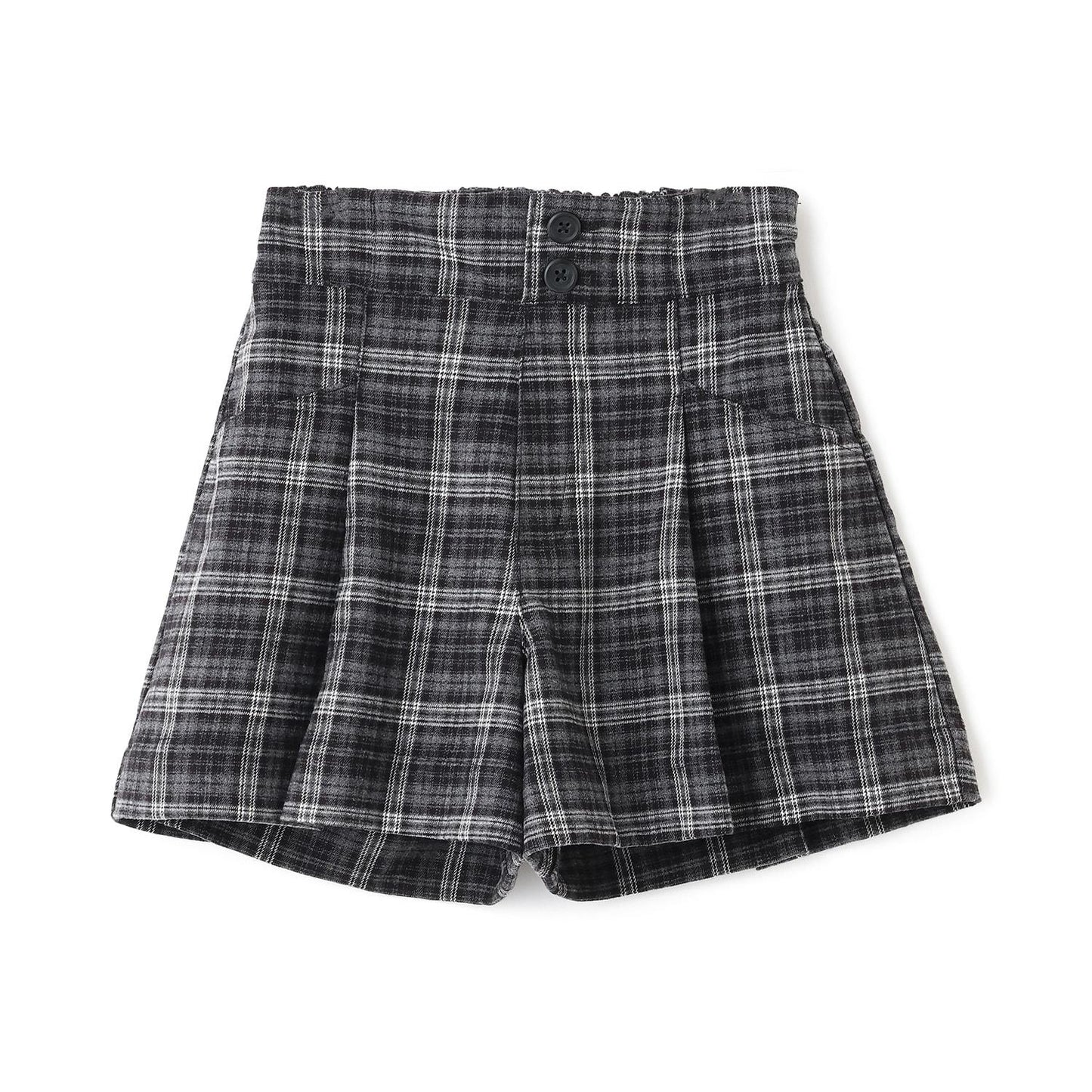 【起毛】顯腿美褶皺喇叭裙褲