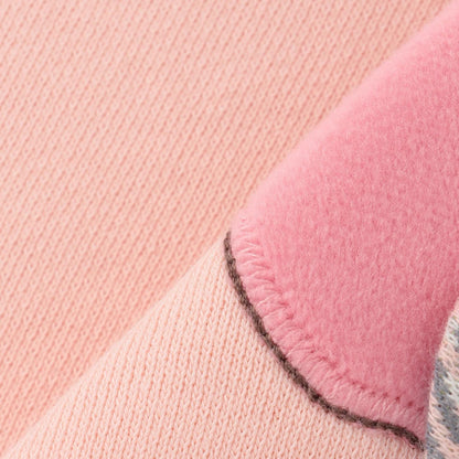 mimi醬&愛心貼布繡加絨衛衣