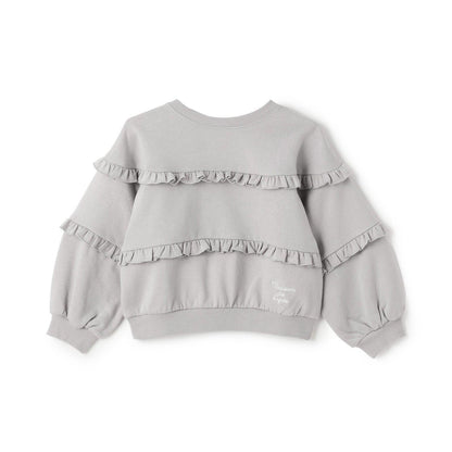 【防起球加絨內裡】【正反兩穿】荷葉邊衛衣