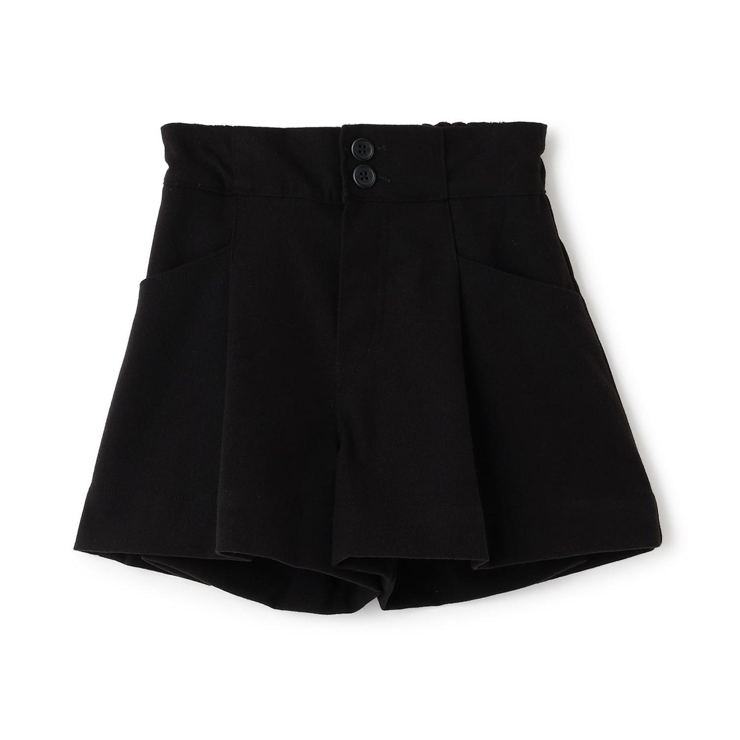 【起毛】顯腿美褶皺喇叭裙褲