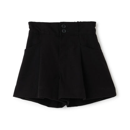 【起毛】顯腿美褶皺喇叭裙褲