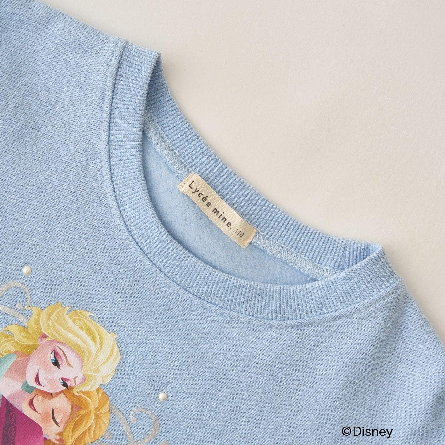 【Frozen】【毛玉バイバイ裡毛裡起毛】亮片閃粉&轉印拼接印花衛衣