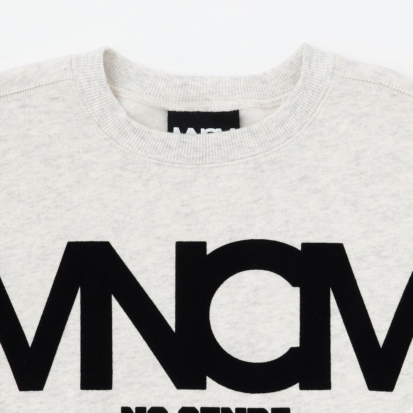 【MNCM】【去毛球加絨衛衣】植絨印花寬鬆衛衣